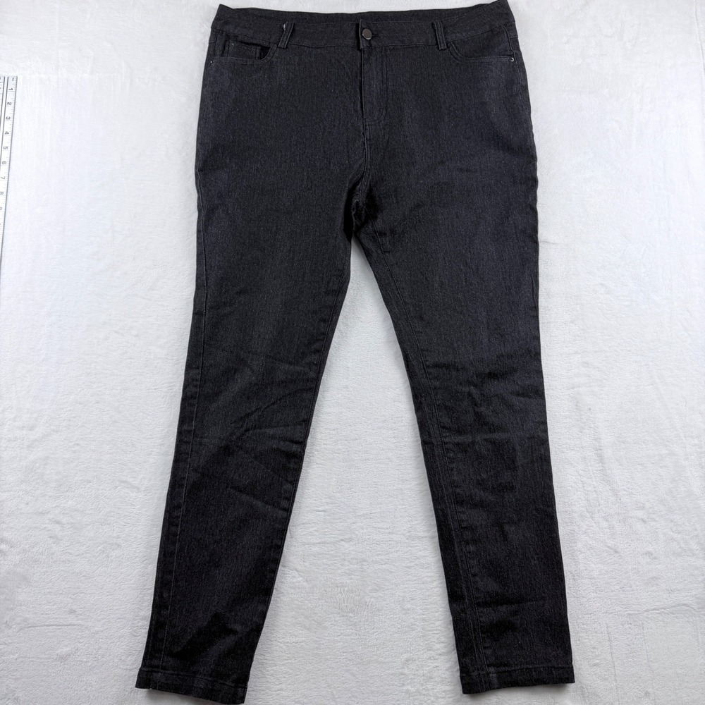 JY Pants Dark Gray Slim Fit Denim Style CG/L 12